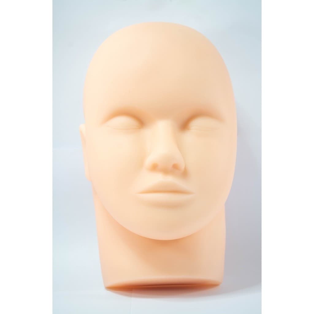 Cabeça De Treino Para Alongamento De Cílios E Maquiagem Silicone