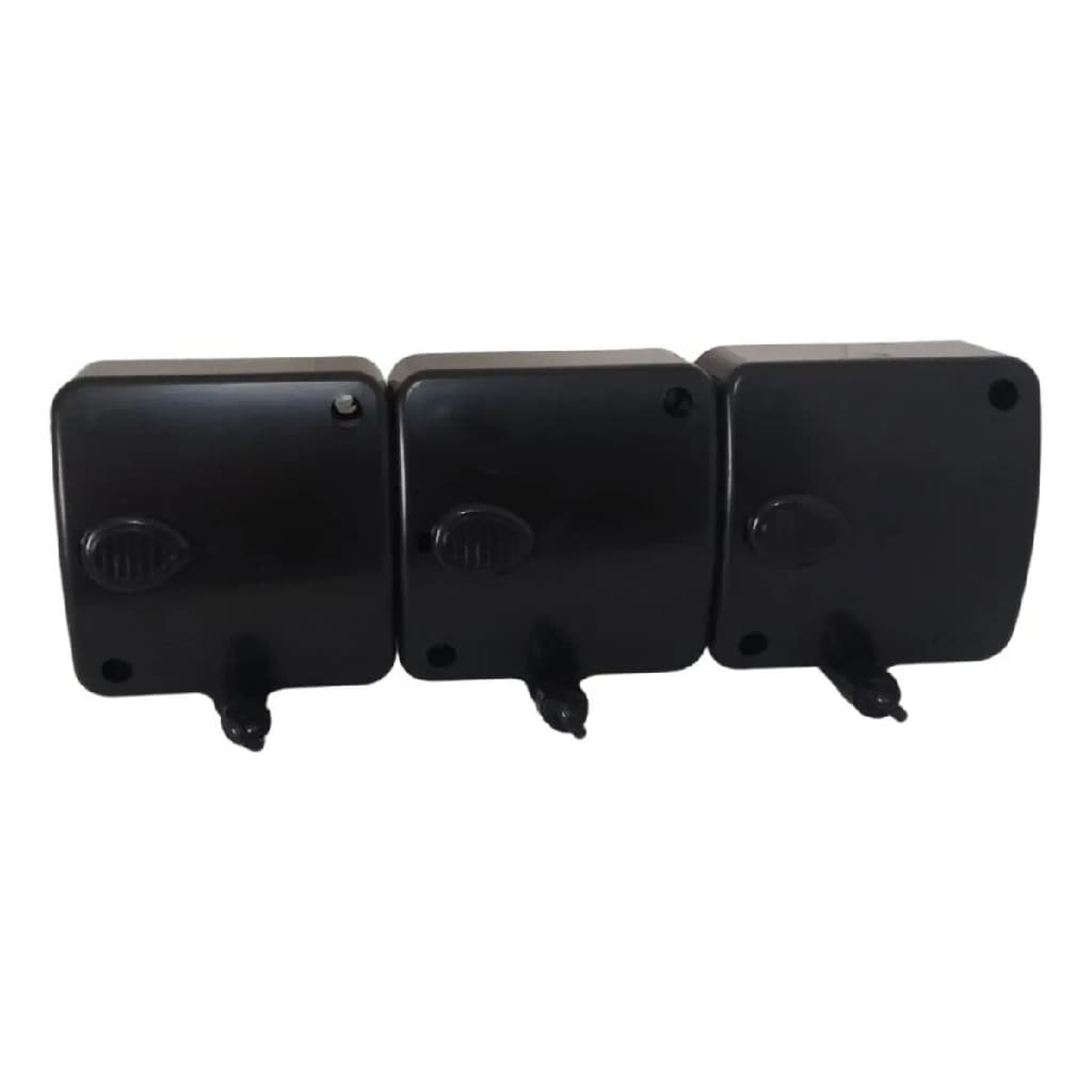 Varal Retrátil Automático Modular 3 Un. Com 6m Cor Preto Preto