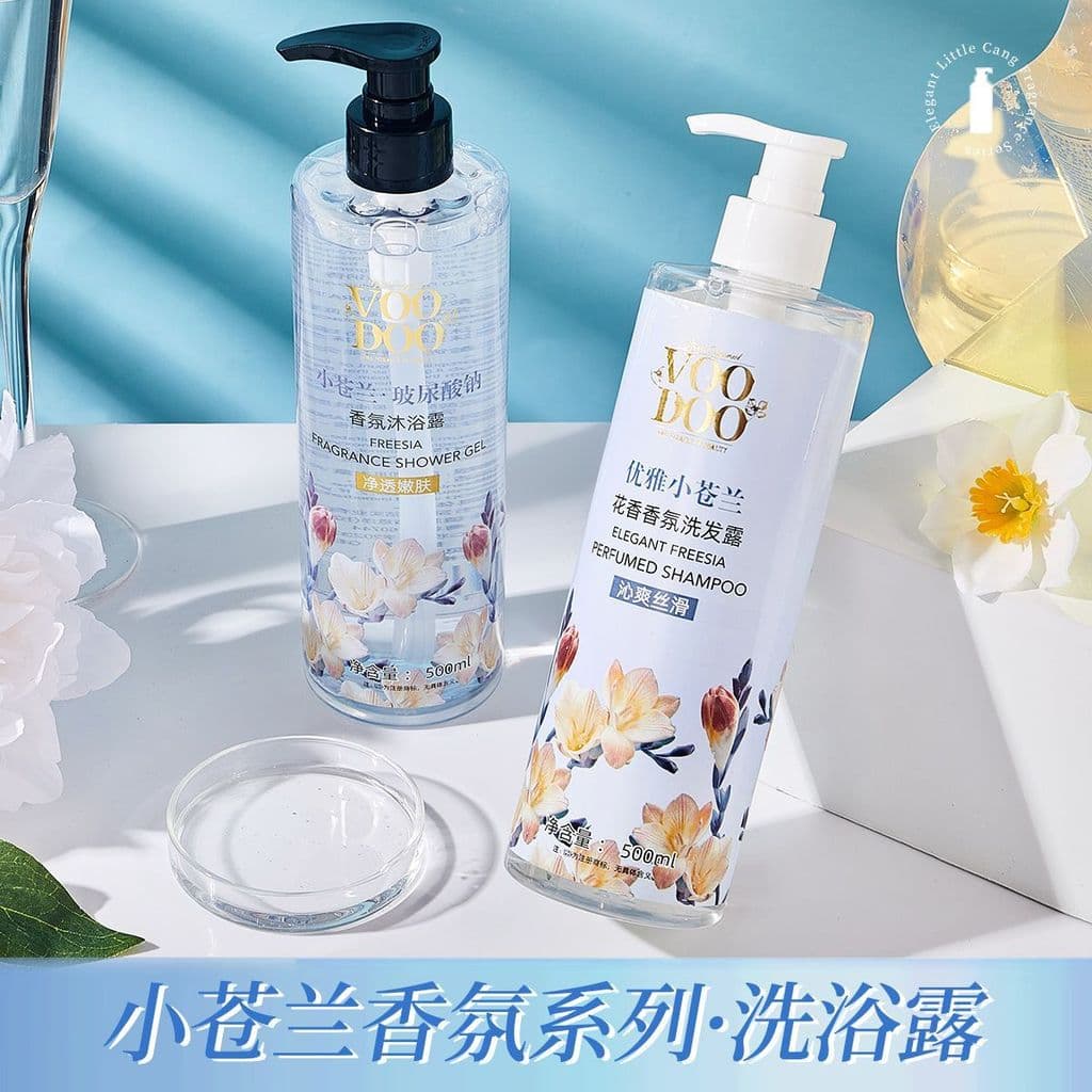 Genuíno VOODOO Extrato de Planta Fragrância Frésia Ácido Hialurônico Gel de Banho Fragrância de Longa Duração Shampoo Ma