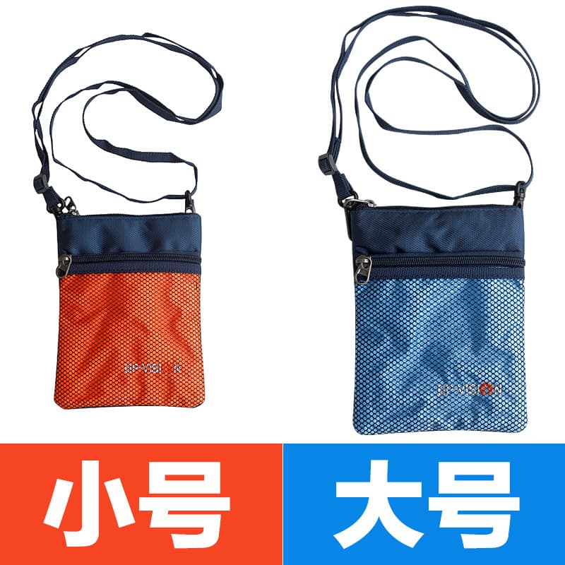 Bolsa para celular de viagem ao ar livre, bolsa para passaporte, carteira à prova d'água, bolsa multifuncional para docu