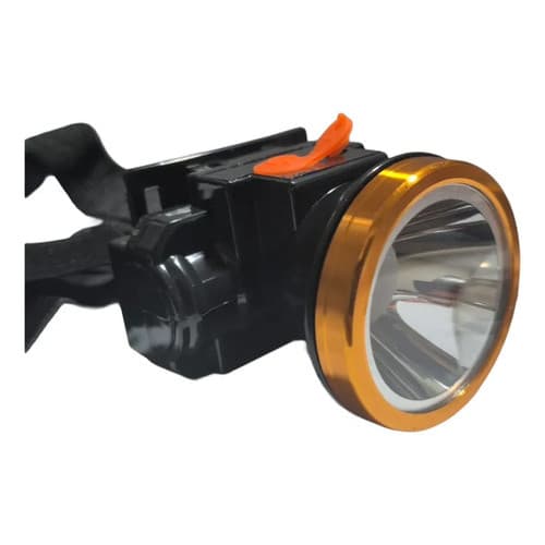 Lanterna Idea Led Recarregável Led De Cabeça 3w Branco Laranja