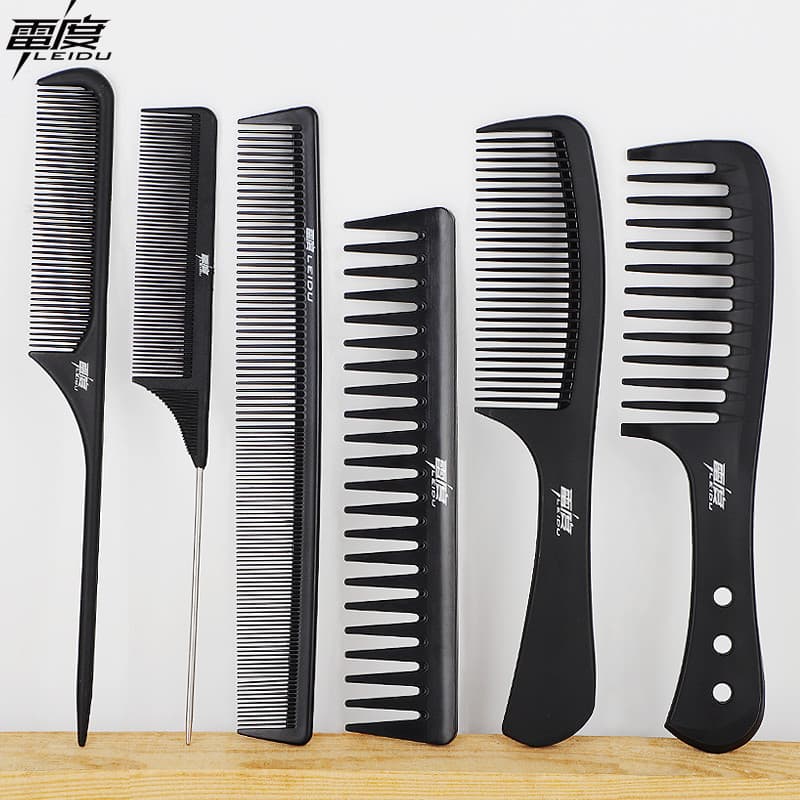 Pente senhoras dedicado cabelo longo apontado cauda pente doméstico cabeleireiro profissional corte de cabelo masculino