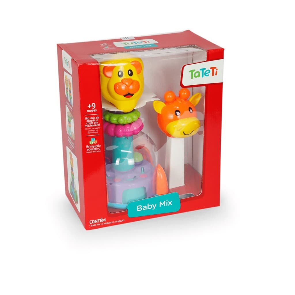 Brinquedo Educativo Baby Mix Animaizinhos