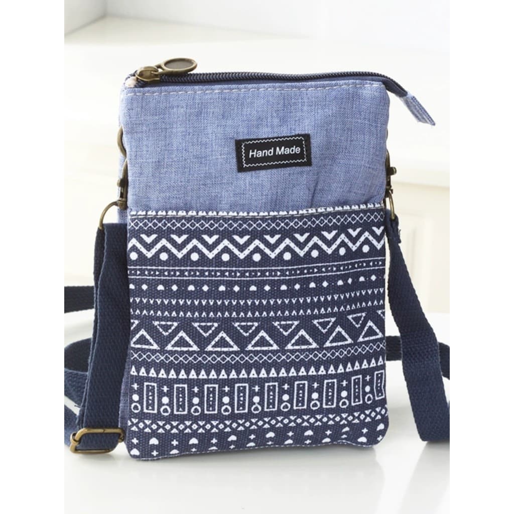 Bolsa para celular 2025 novo estilo feminino verão Mini tecido All-Match Casual Vertical tela grande mensageiro de um om