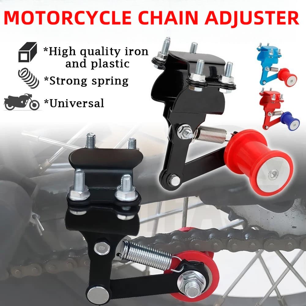 [NOVO] Peças de modificação universal para motocicletas: ajustador de corrente, tensor, ajustador de tensão de corrente