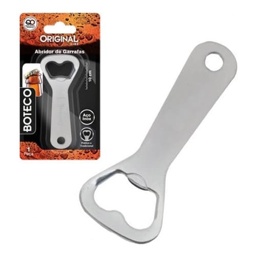 Kit 3 Abridores De Garrafa Boteco Bar Cerveja Inox Reforçado