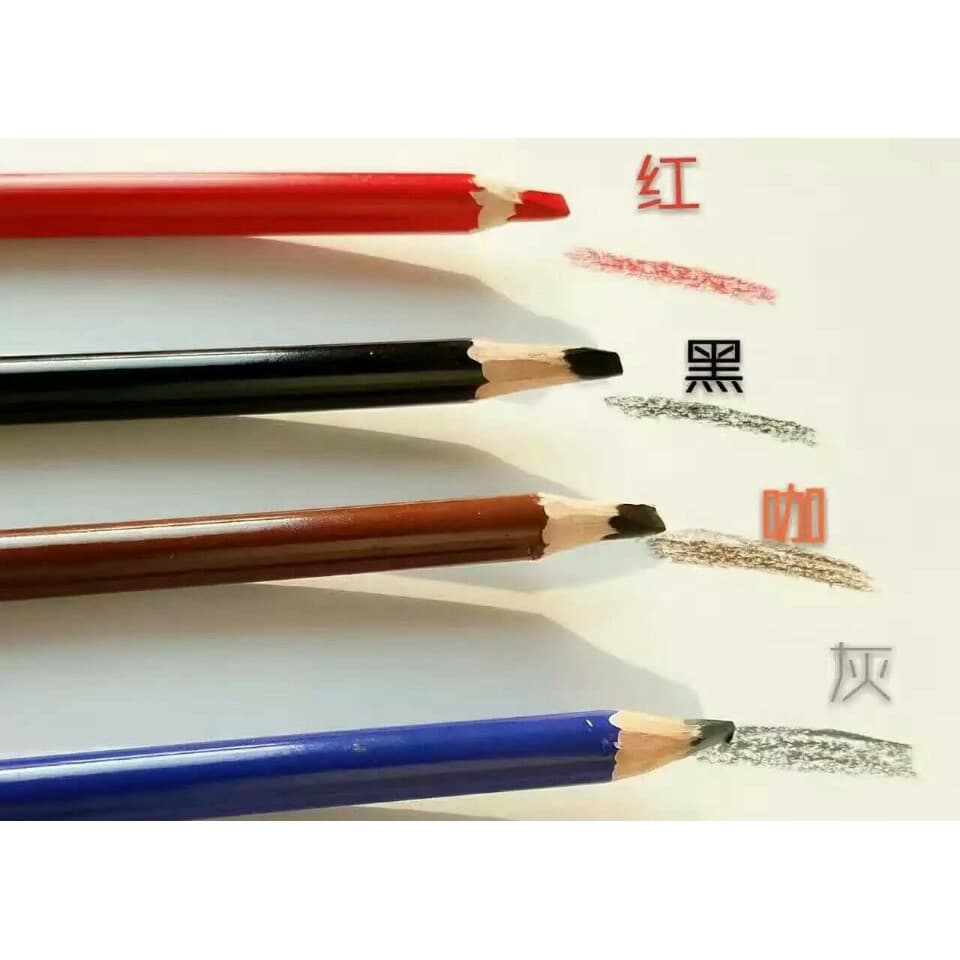 Caneta à prova d'água de longa duração estilo coreano Fixação de maquiagem Design de núcleo duro Fixação Lápis de sobran