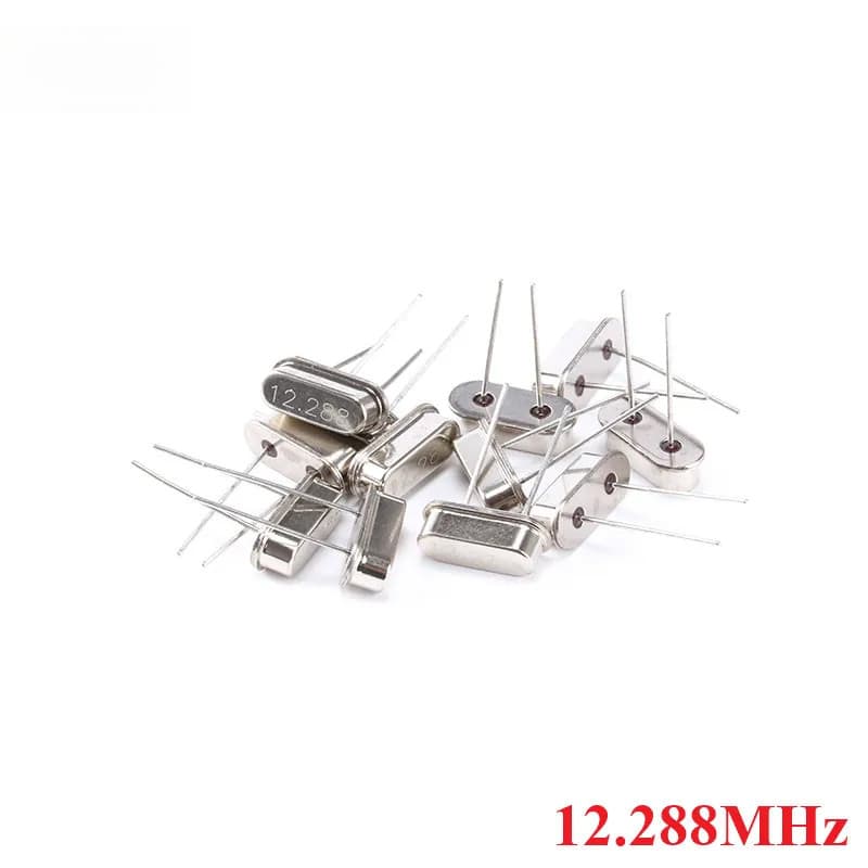 10 Pçs/Lote 12.288 MHz M Hz Mini Ressonador Passivo Quartzo HC-49S Oscilador De Cristal
