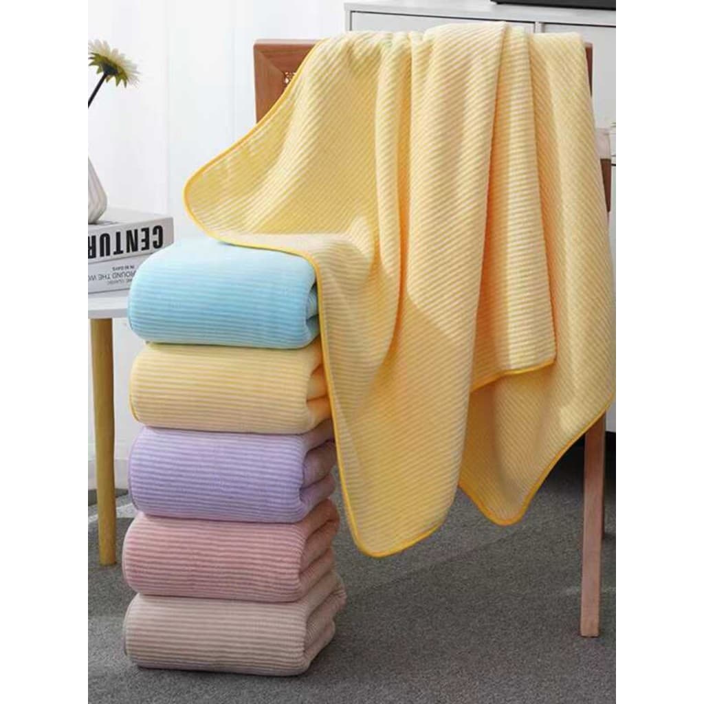 Toalha de banho doméstica para homens e mulheres, novo estilo de banho sem perda de fiapos, mais algodão, absorve água,