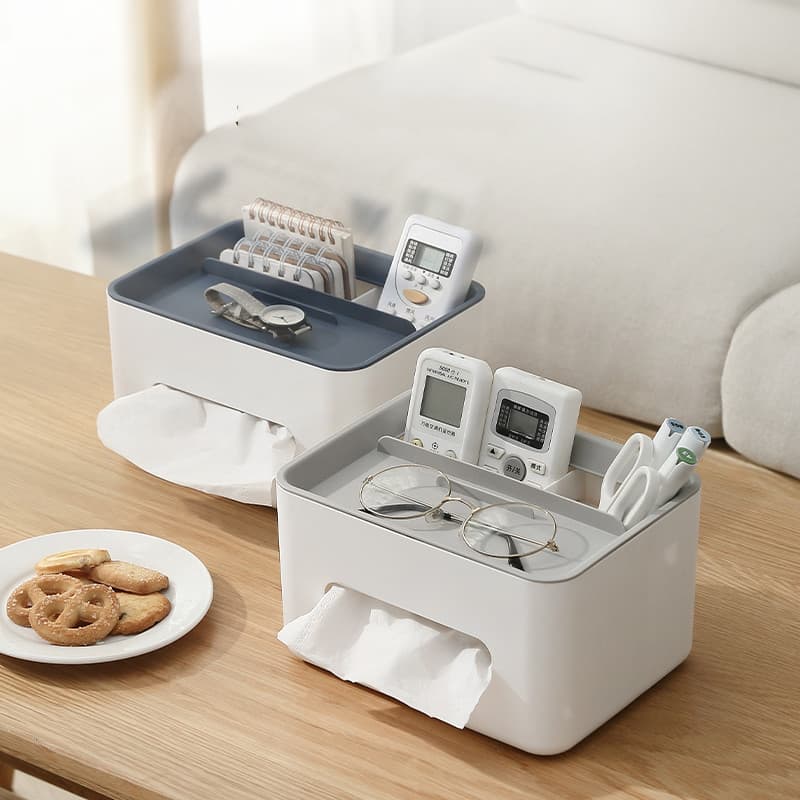 Caixa de tecido caixa de tecido sala de estar mesa de café caixa de armazenamento criativa rolo tubo de papel tecido Hig