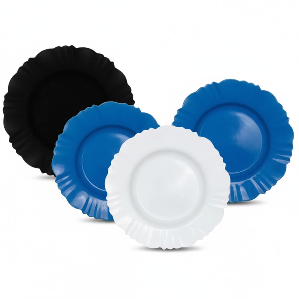 Kit de Pratos Pétala Coloridos: Elegância e Durabilidade para suas Refeições
