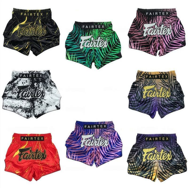T tailândia Fairtex novo estilo Muay Thai Shorts MMA abrangente luta treinamento esportes das mulheres dos homens de sec