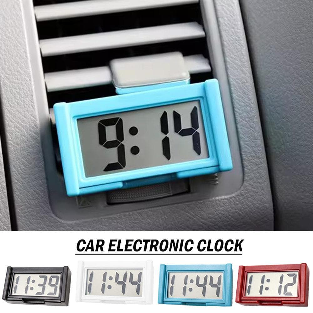 Mini Relógio Digital Painel Do Carro Display LED De Tempo Auto Adesivo Ornamento Relógios Automáticos Eletrônicos Acessó