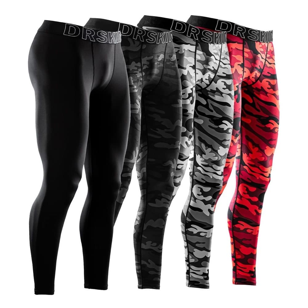 Americano único masculino esportes luta ciclismo correndo leggings calças compridas Anti-desgaste calças de compressão l
