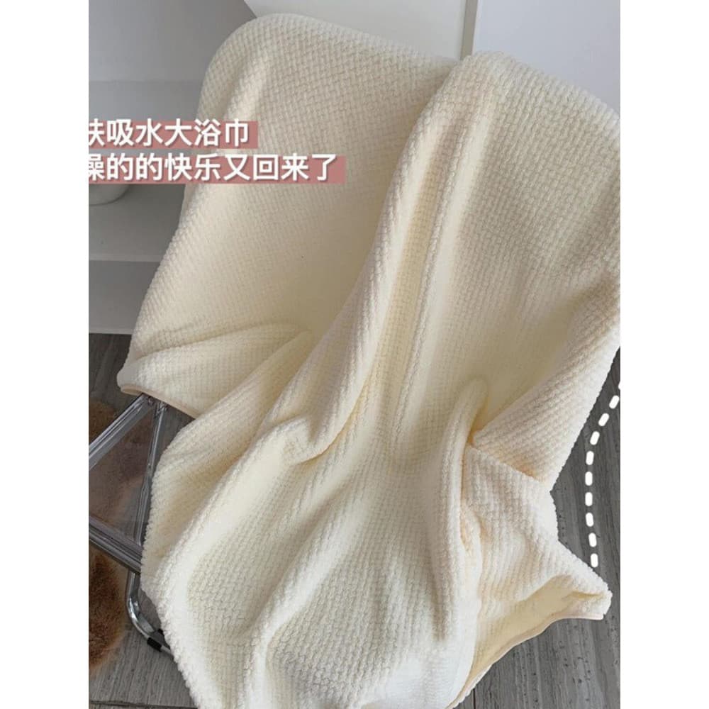 Toalha de banho toalha envoltório toalha de banho doméstico Oversized cor sólida macio absorver água de secagem rápida s