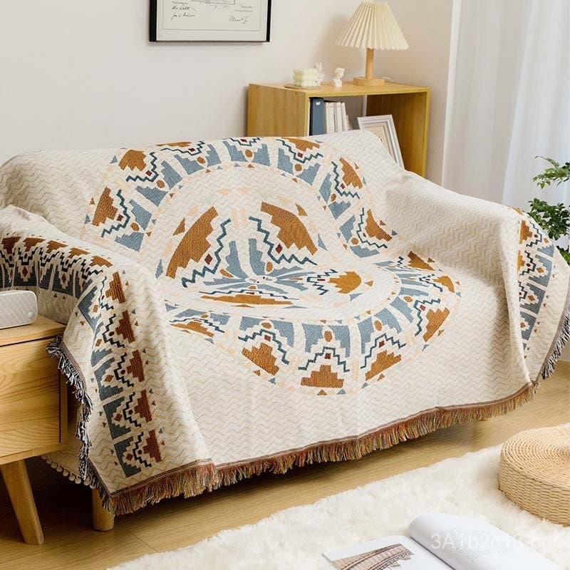 Conjunto de capas de sofá estilo nórdico, manta decorativa elegante para salas de exposição, decorações de capas de sofá
