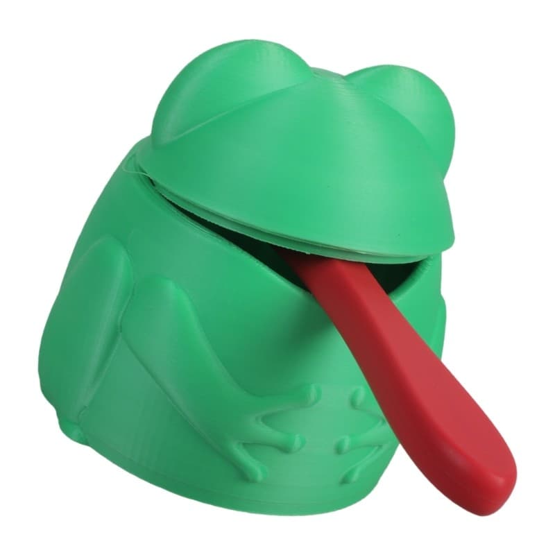 Distribuidor De Especiarias Com Tema De Sapos Divertidos E Aconchegantes , Armazenamento Impresso Em 3D Para Decoração D