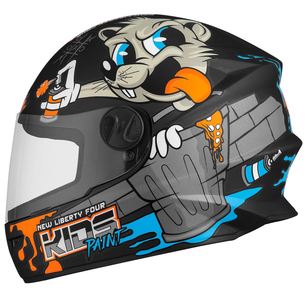 Capacete Fechado Infantil Pro Tork Liberty Four Kids Paint Fosco