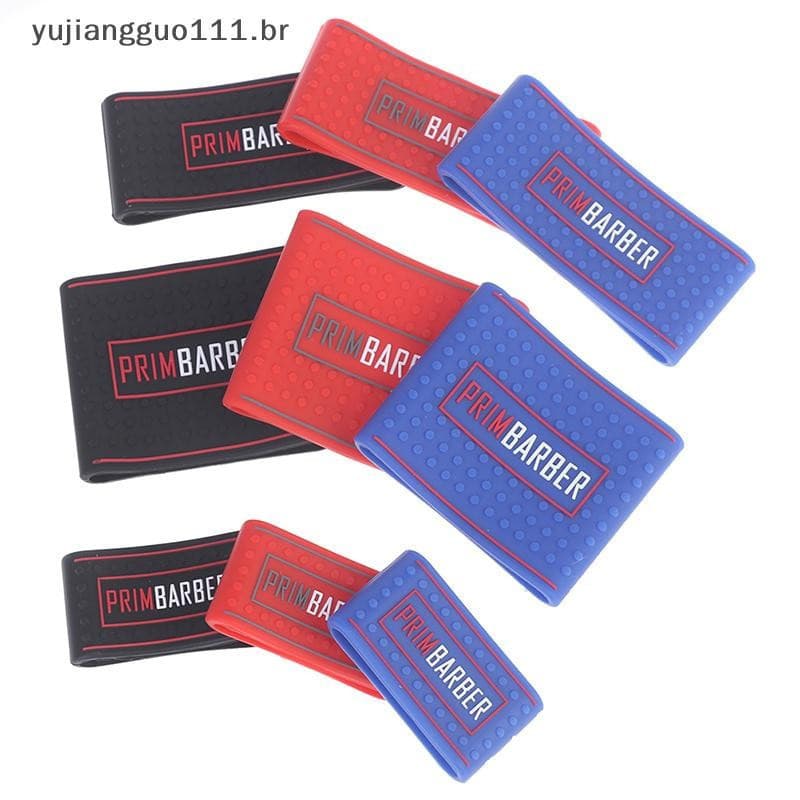 # Novo 3 Pçs/set Antiderrapante Barber Clipper Grip Bands Manga Capa De Suporte Para Máquina De Cortar Cabelo .