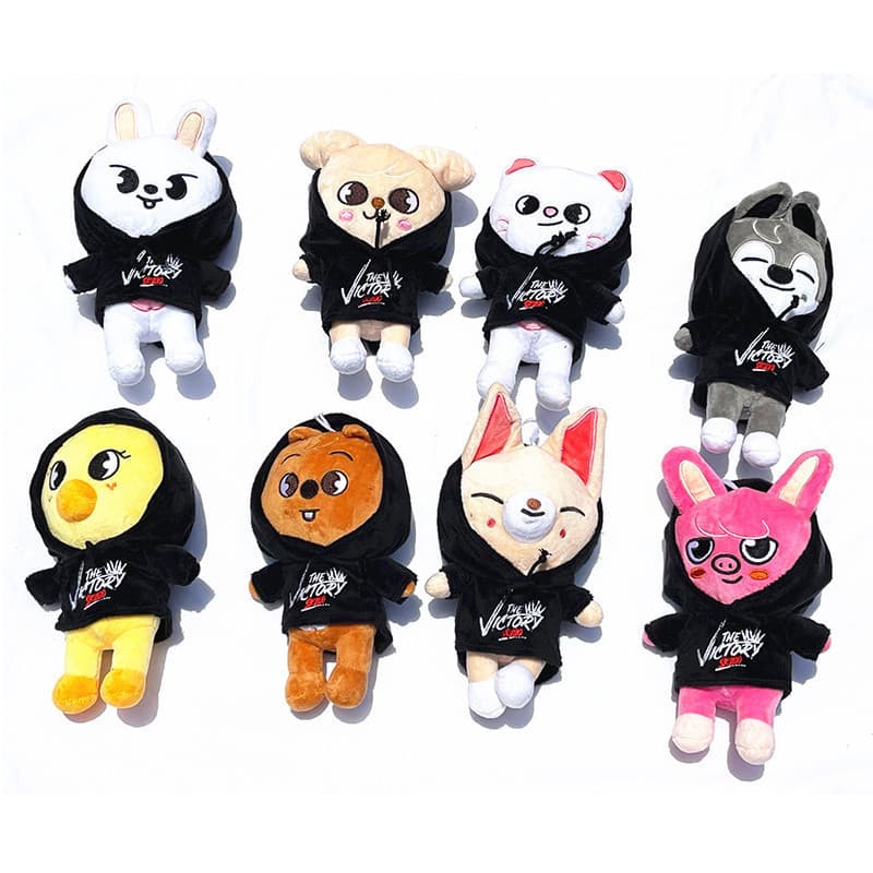 Vadios Crianças Skzoo Brinquedos De Pelúcia Tipo Z Dos Desenhos Animados Animais Plushies Boneca Kawaii JYP Adultos Fãs