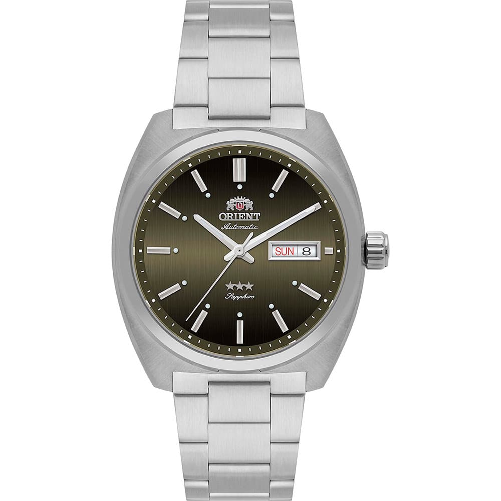 Relógio Orient Masculino Heritage Automático 3 Estrelas