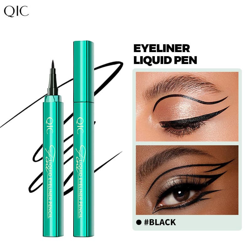 QIC Malaquita Verde Delineador Delineador À Prova D 'Água À Prova de Óleo Não-Manchas Caneta Delineador Líquido Caneta D