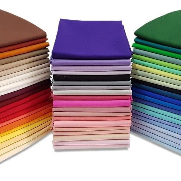 Tecido Tricoline Liso 100% Algodão Várias Cores Costura Patchwork Artesanato Pano