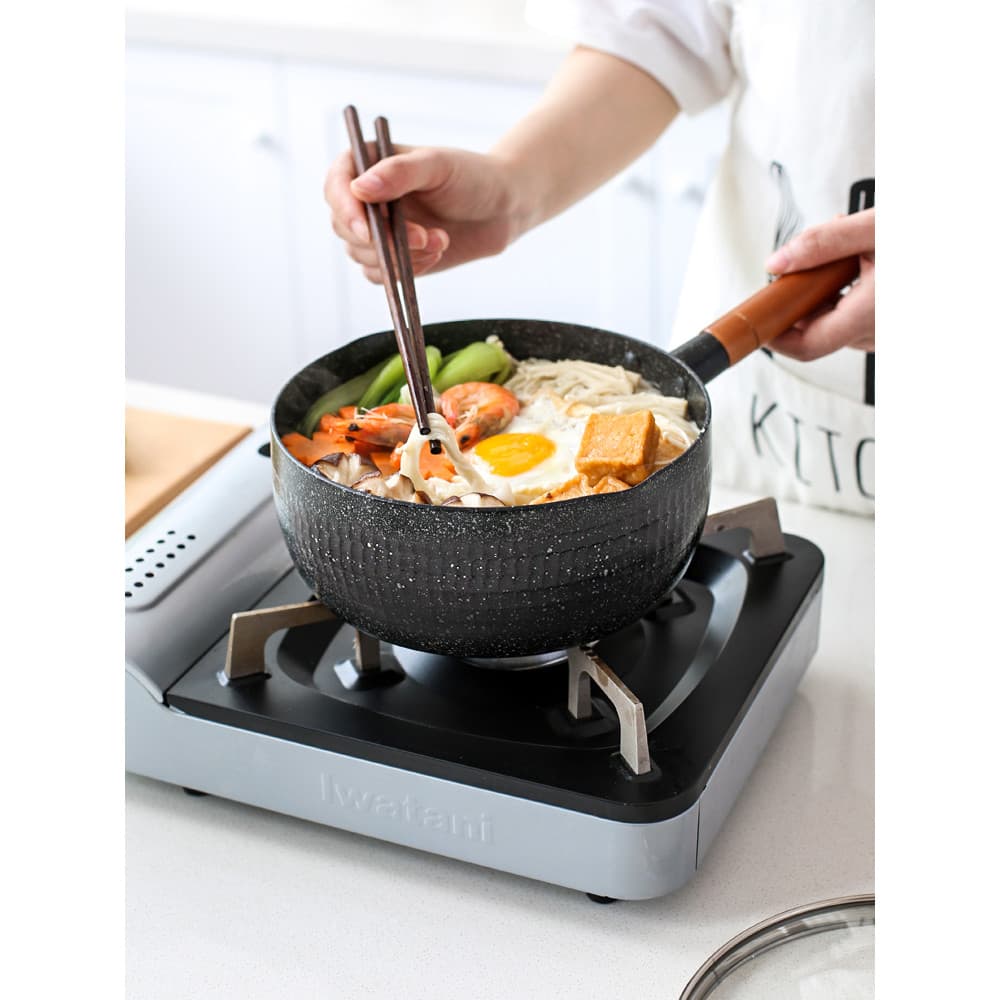 MUJI genuíno Kawashimaya japonês panela de neve pequena panela de macarrão doméstico cozinhar macarrão instantâneo panel