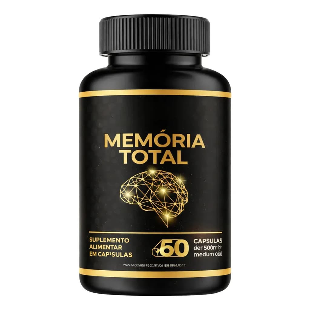 Memória Total - Suplemento Eficaz 60 Cápsulas Memória Total