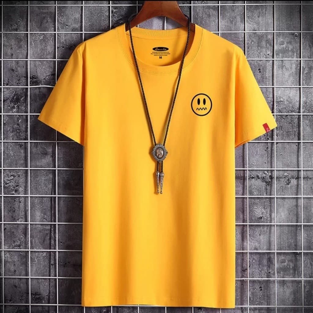 Camiseta Unissex Emoji 100% Algodão Estilo Casual Confortável