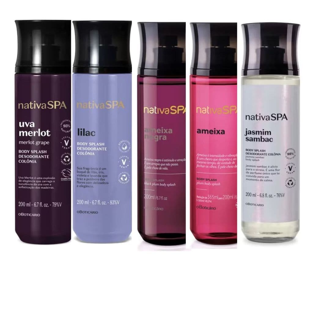 Body Splash Desodorante Colônia Nativa SPA