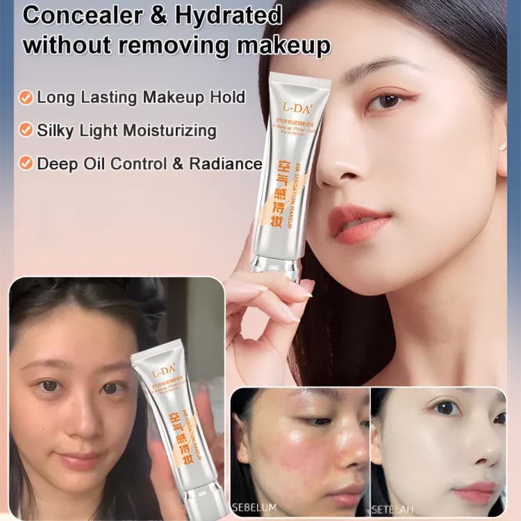 Base Creme Para Controle De Óleo Adequada Todos Os Tipos De Pele Todas As Estações Ajuste Natural Hidratação E De Longa