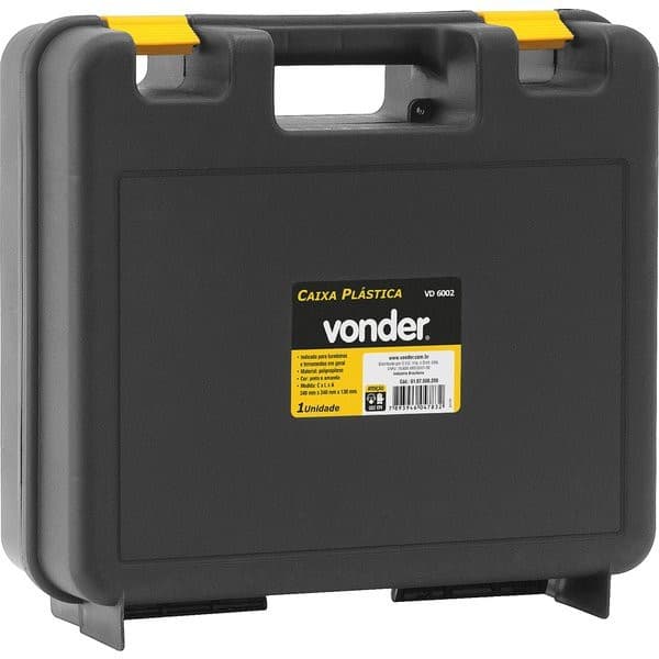 Caixa Ferramentas Plástica VD 6002 ideal para Furadeira VONDER