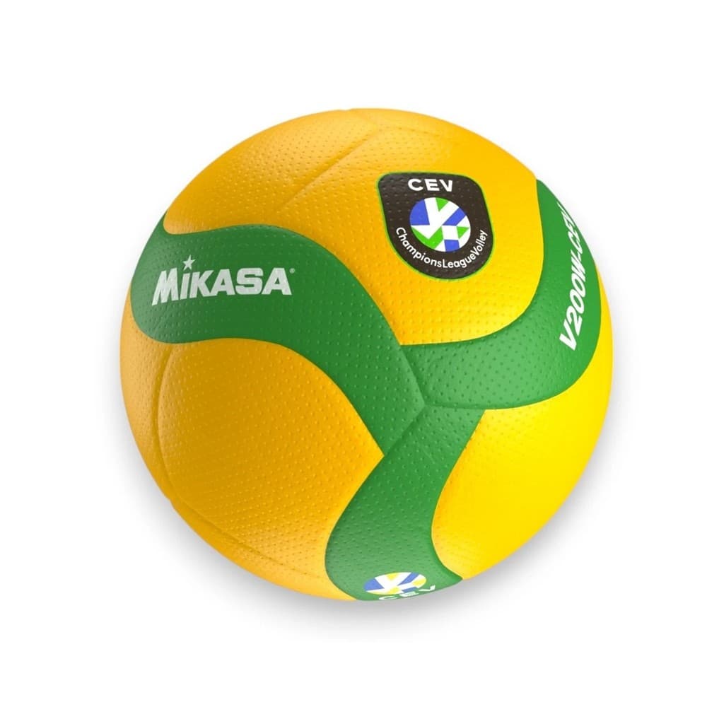 Bola de Volêi de Quadra Profissional Mikasa V200W-CEV Oficial Original FIVB Edição Limitada da Champios Champios League