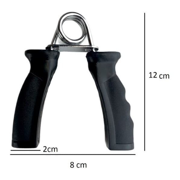 Hand Grip Ajustavel Antebraço Mão Dedo Exercitador Crossfit preto