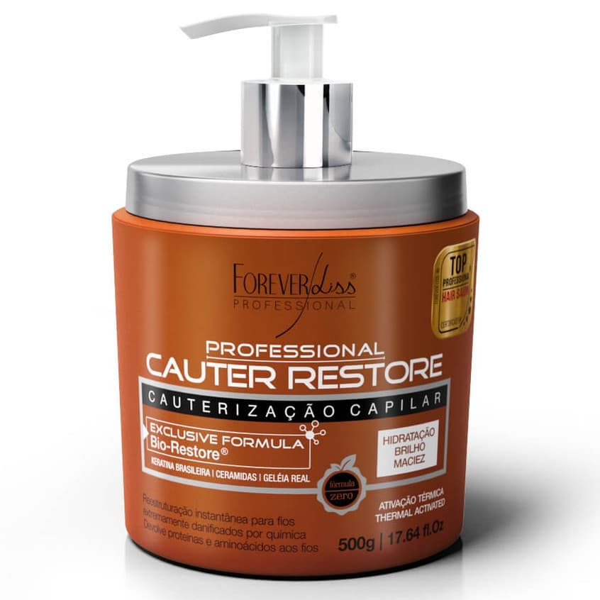 Forever Liss Cauter Restore Máscara Cauterização Capilar 500g
