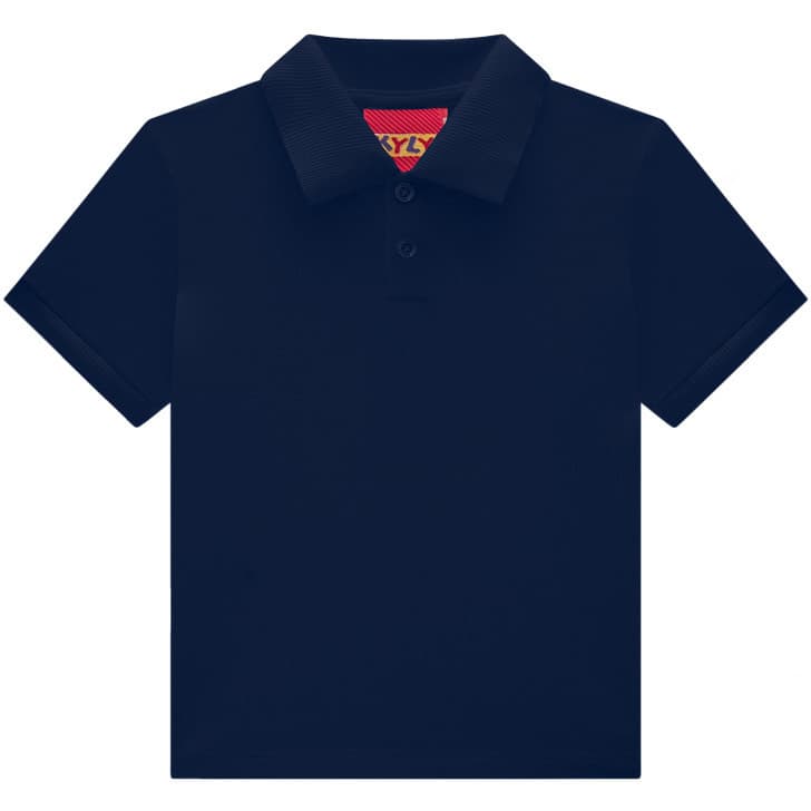 Camiseta Kyly Gola Polo -  Marinho