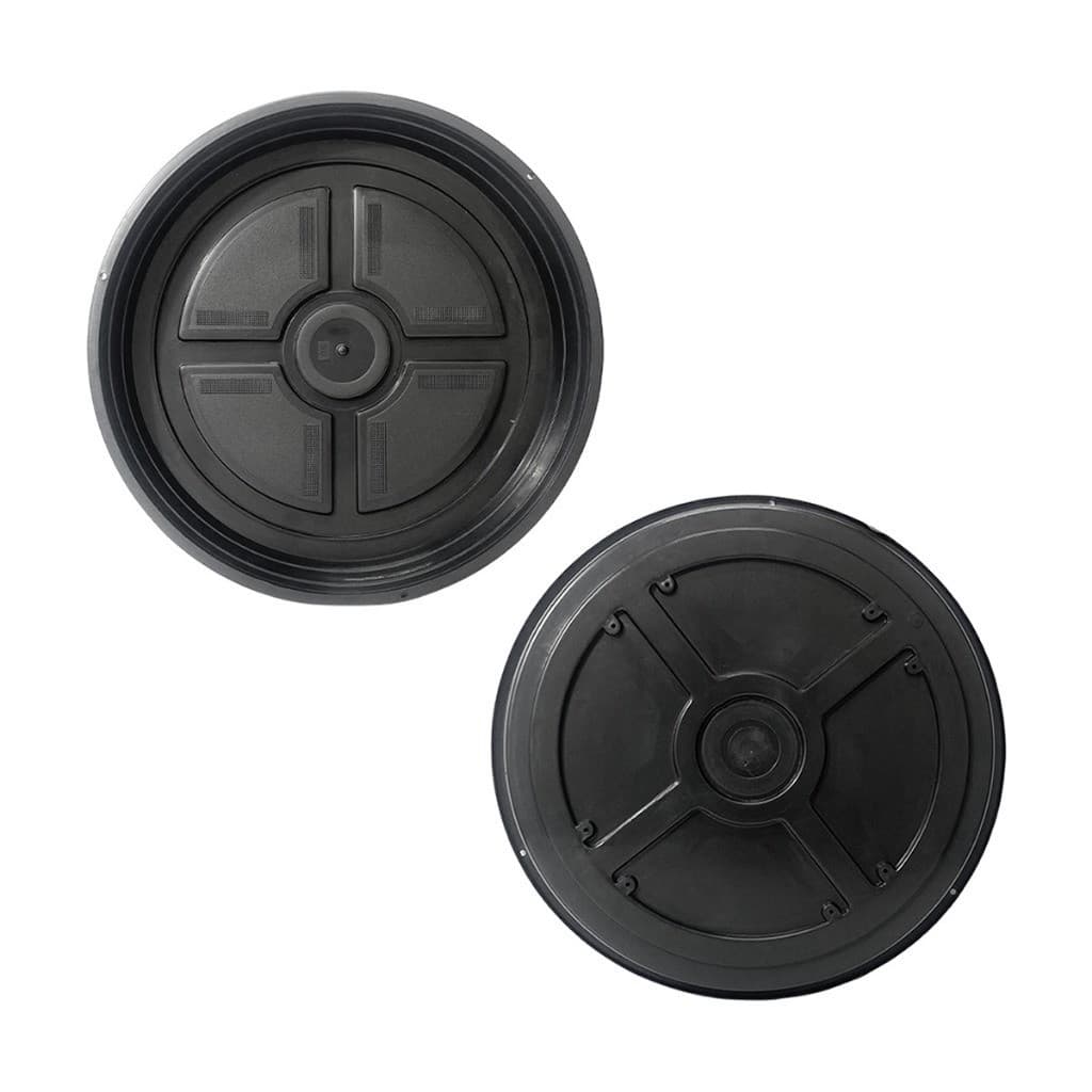 KIT 6 Pratos para Vaso de Plantas Anti Vazamento Base Protetora Resistente Vários Tamanhos