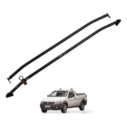 Travessa Grade Santo Antonio Fiat Strada 2013 2014 Pintar