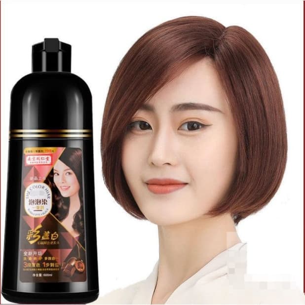 Genuíno Nanjing Tongrentang Bolha Tintura de Cabelo Uma Cor Tintura de Cabelo Uma Tintura de Cabelo Preto Creme Planta T