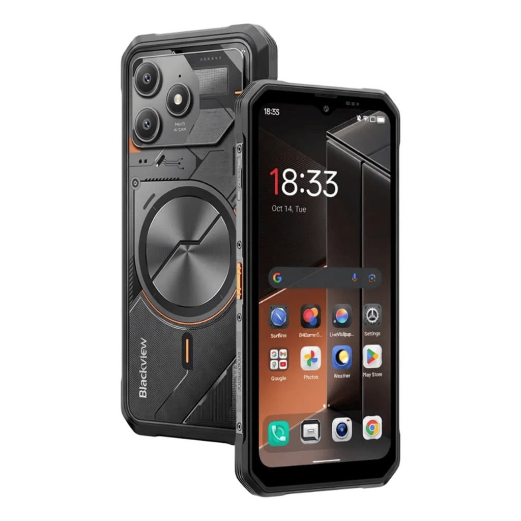 Blackview Fort 100 – NFC – 128GB + 8GB RAM – Dual SIM – Tela 6.56" – Câmeras 16MP e 13MP