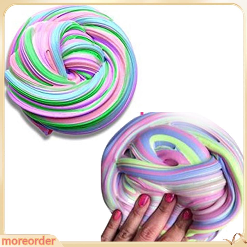 Brinquedo de slime infantil flexível, colorido e não pegajoso Floram De Slime