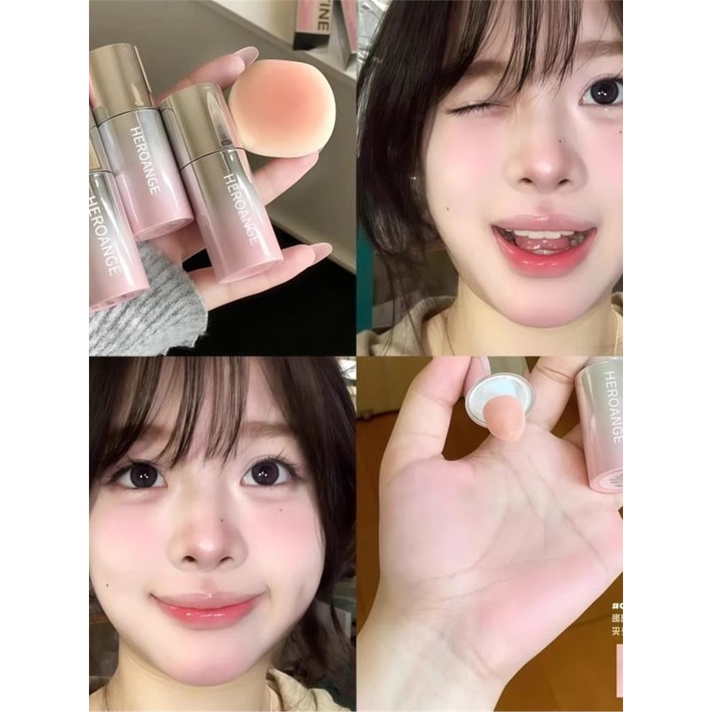 T Sinta-se com rosto fraco Sensação Original!Blush líquido líquido baixa saturação expansão psiquiatra cor coreano femin