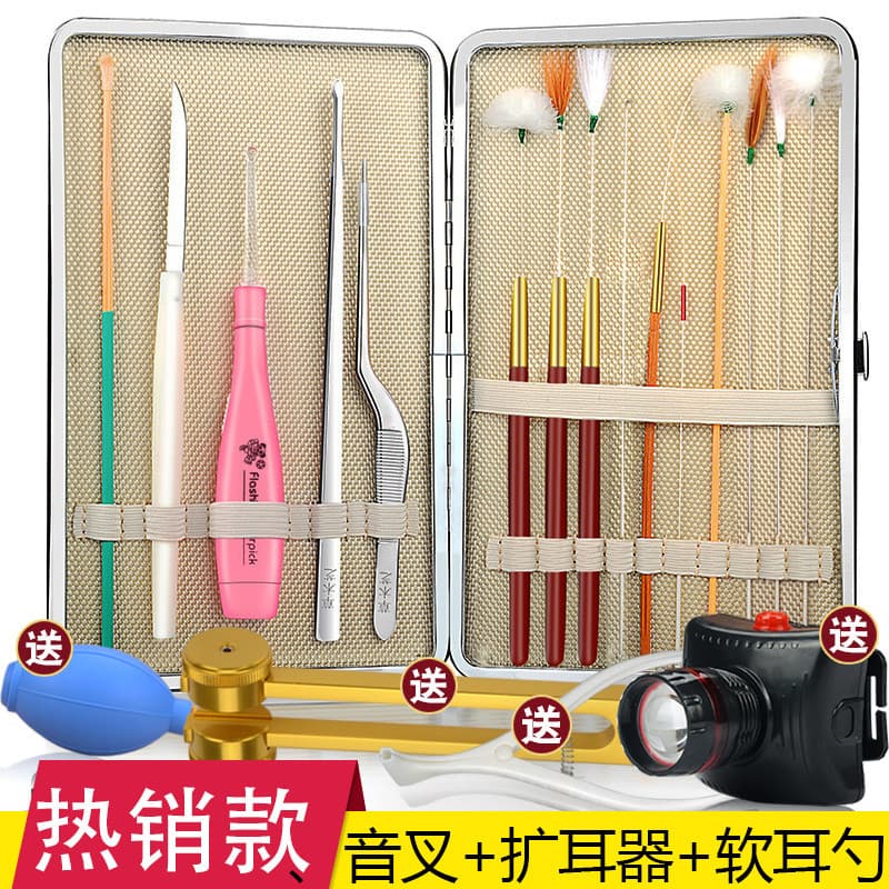 Yangzhou conjunto de ferramentas de colheita de orelha colher de colheita de orelha ferramenta útil crianças colher de o