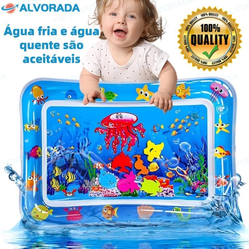 Tapete Inflável Bebê Água Atividade Criança Brinca Brinquedo-ALV