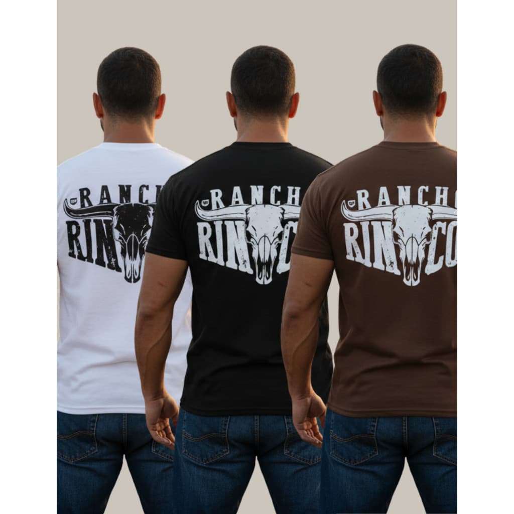 Camiseta Rincon Rancho Tropinha Rodagem Agro,roça,coutry 100% Algodão Premium Rancho do Rincon