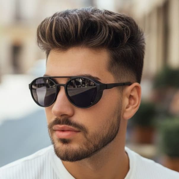 Óculos de Sol Brabo Estilo Proteção UV400 Masculino