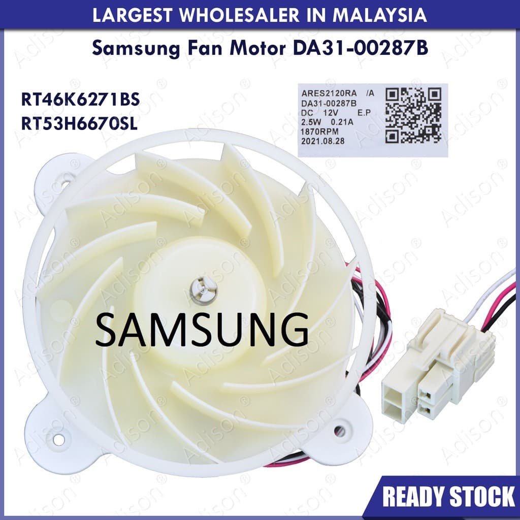 Motor De Ventilador QZ Samsung RT46K6271BS/RT53H6670SL DA31-00287B