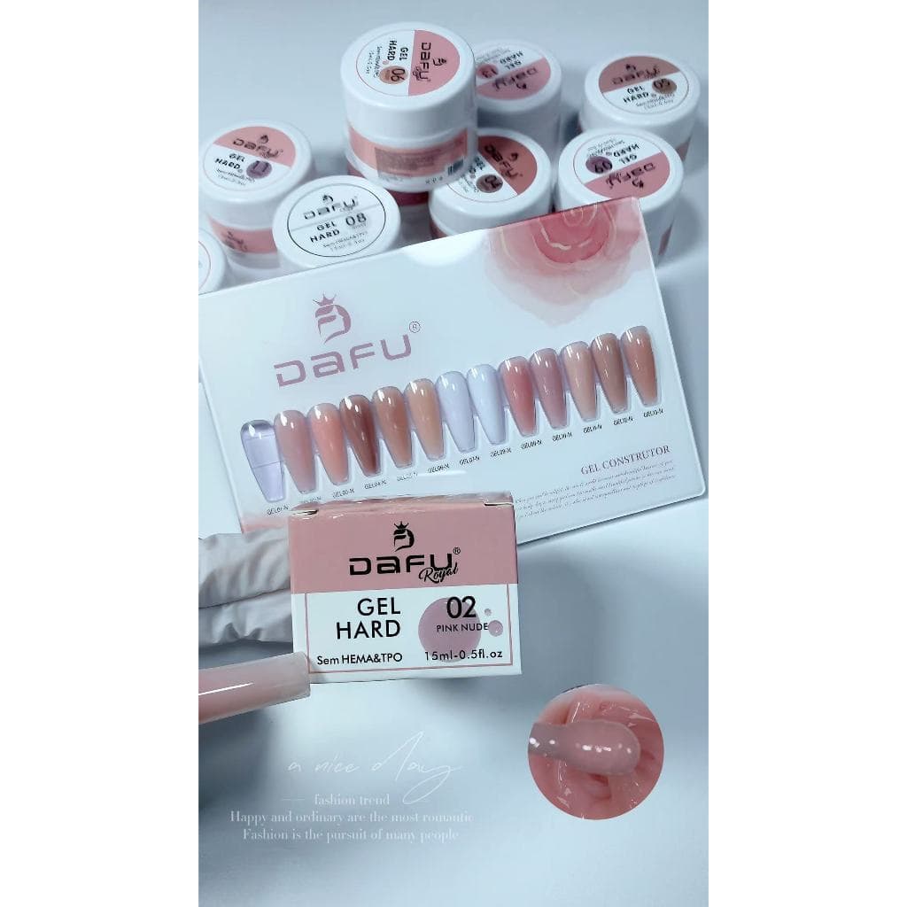 Gel Hard Construtor SEM TPO SEM HEMA Alta Qualidade 15ml Com Anvisa- - Uv/led - DAFU h