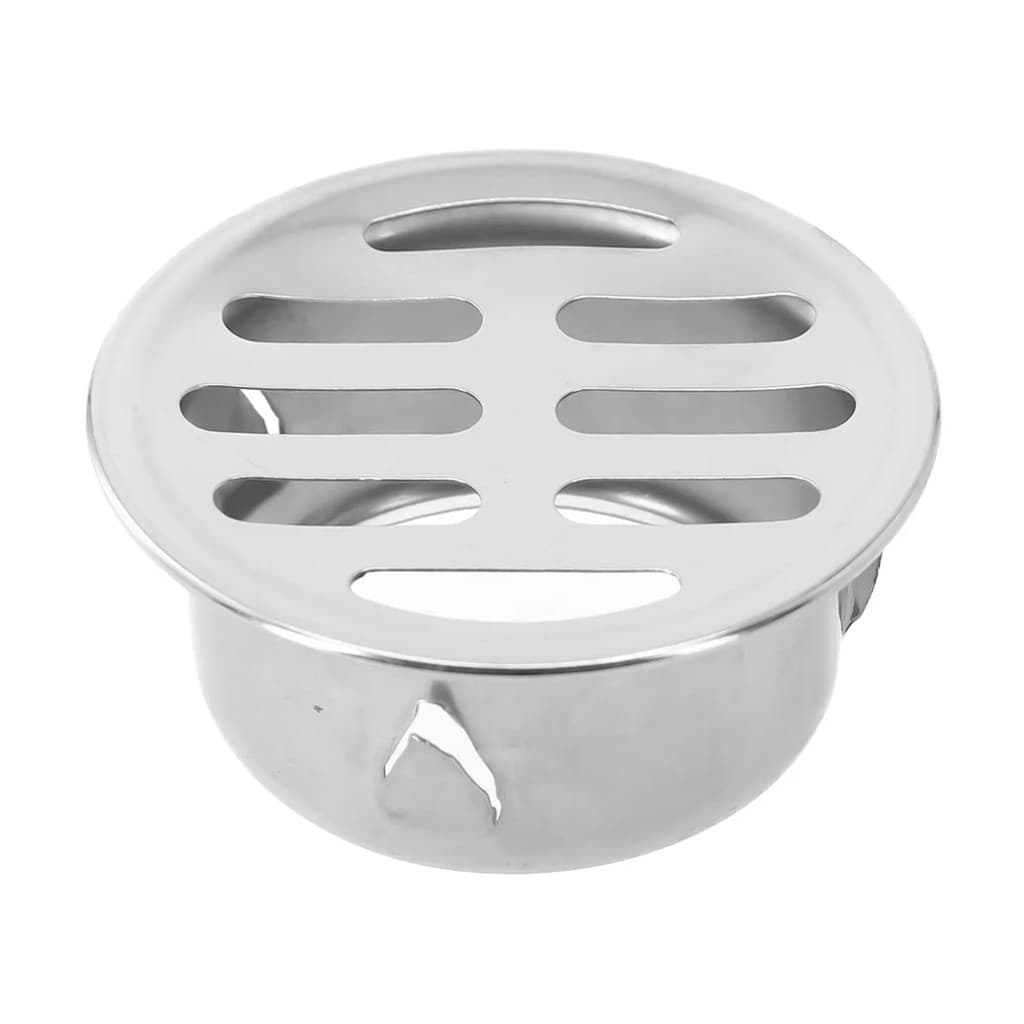 Dreno De Água Com Grelha Em Aço Inox 60mm Para Barco